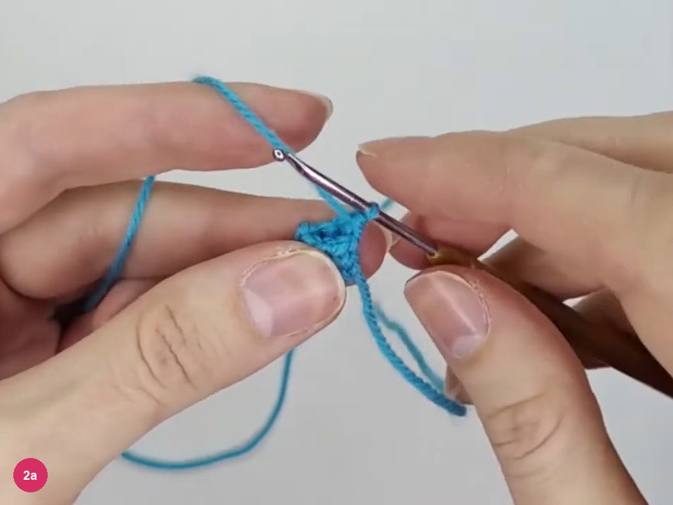 Open turquoise flipper piece before it is folded