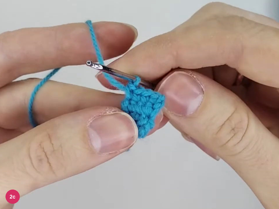 Completed small turquoise flipper on the hook