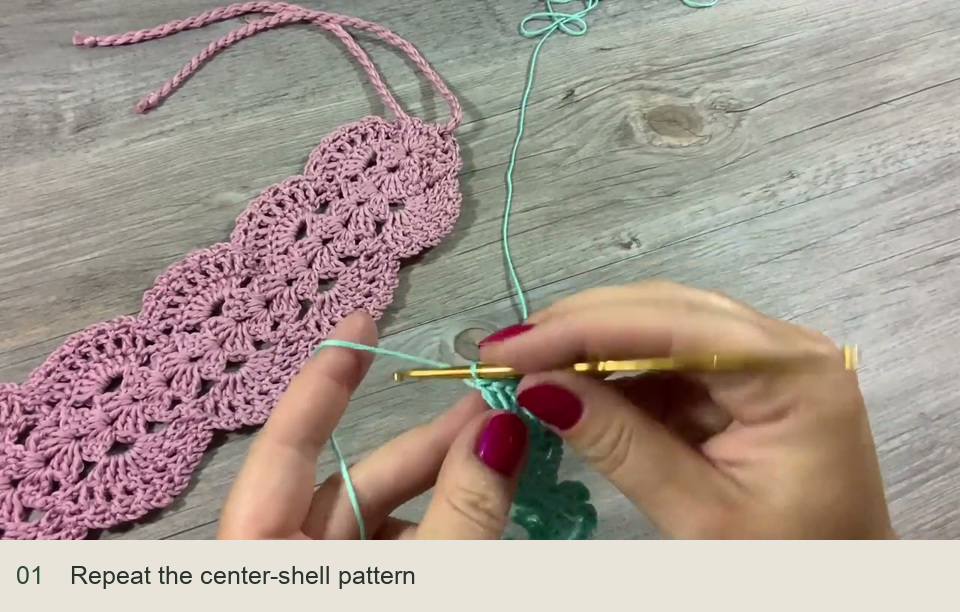 Repeat to the demonstrated length: Check thirty-shell strip