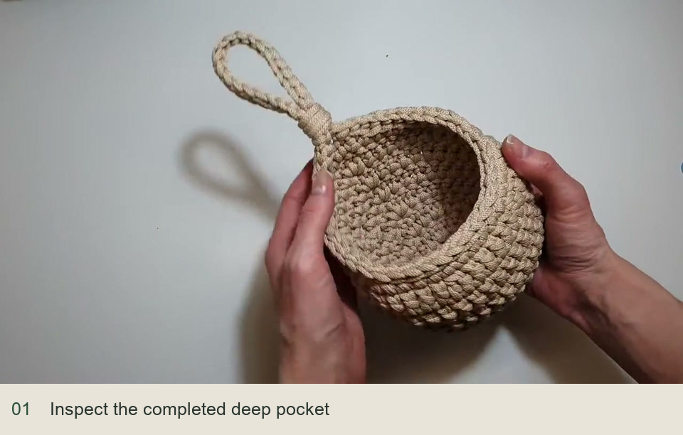 Inspect the deeper pocket: Inspect the completed deep pocket