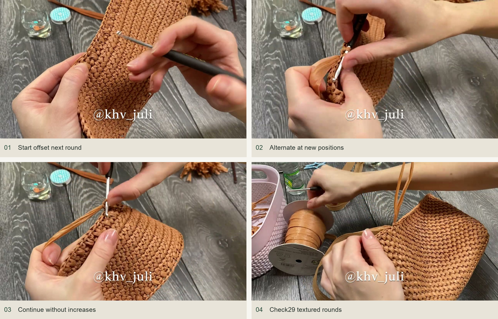 3. Grow the sides without widening them — numbered source demonstration