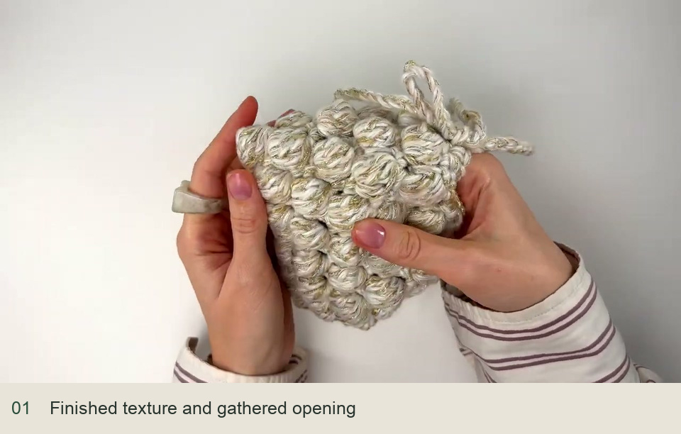 Arrange the texture and finish: Inspect texture and interior